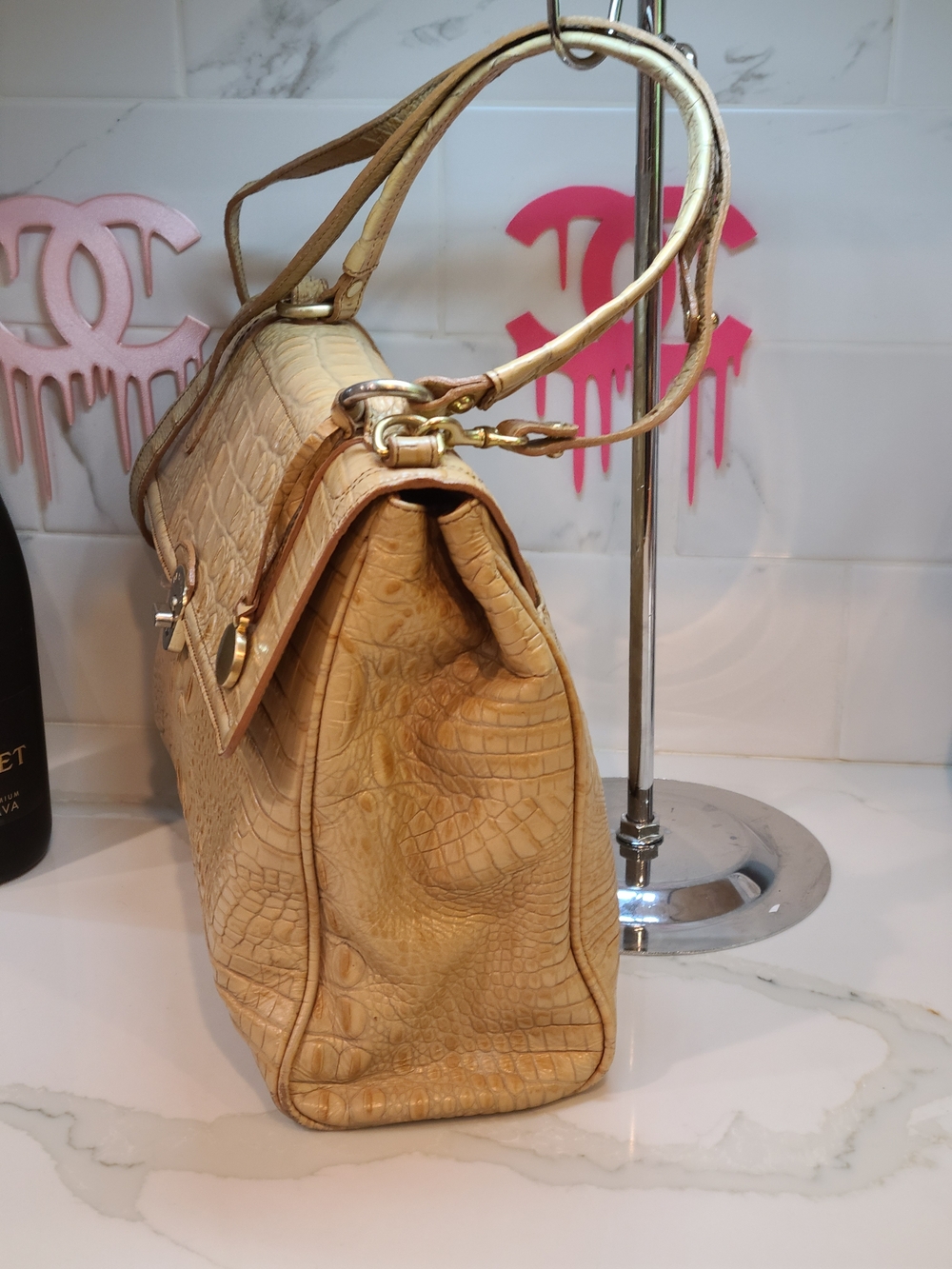 Brahmin Vintage Selia Melbourne Satchel Shoulder Bag Guc With COA - Picture 10 of 16